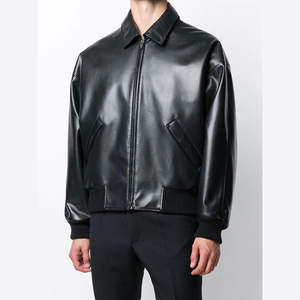 Chaqueta de Cuero de Primera Calidad para Hombre, al Mejor Precio, Chaqueta de Cuero de Oveja, Ropa de Calle, Moda al por Mayor, Chaqueta de Cuero Personalizada para Hombre - Product Image 6