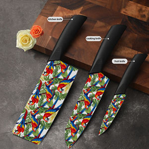 Juego de Cuchillos de Cerámica de Nuevo Diseño en Existencia, 9 Piezas para Aventuras al Aire Libre, Apto para Lavavajillas, Mango de Plástico Ambidiestro, Envío Gratuito - Product Image 4