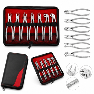 Extraktionszangen-Set Pedo 7-teilig für Allgemeinchirurgie, Manuell, Deutscher Edelstahl, Klasse II CE-Zertifiziert, Extraktionszangen für Zähne - Product Image 5