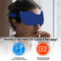 Masque pour les yeux chaud et froid, masque pour les yeux en gel médical, masque pour les yeux en forme de renard, masque pour les yeux en gel réutilisable