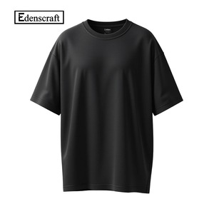 Camiseta Formal de Manga Corta con Cuello Redondo para Hombre BlanqWear, 100% Algodón, 200g, Antibacteriana, Secado Rápido, Ecológica, Personalizable, Corte Holgado - Product Image 1