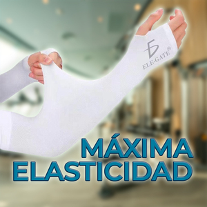 Manicotti Protettivi Senza Cuciture Anti-UV con Funzione Rinfrescante, Taglia Unica, Comodi in Poliestere Cotone Seta, Protezione per Braccia con Stampa Fresca - Product Image 2