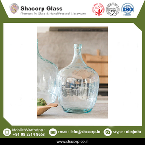Vase décoratif de Designer en verre Demijohn disponible meilleure qualité et prix de gros - Product Image 3