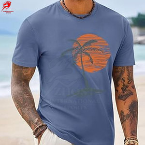 Vente directe d'usine, t-shirts imprimés graphiques, coton doux, vêtements de sport, confortables pour tous les jours, faible MOQ, service OEM - Product Image 2