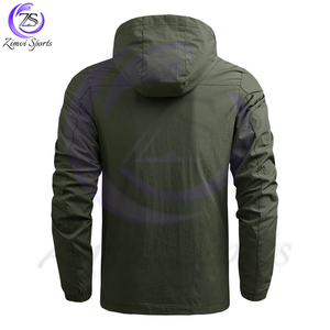 เสื้อแจ็กเก็ตกันน้ำกันลมมีฮู้ดสำหรับผู้ชายดีไซน์ใหม่ระบายอากาศได้ดีดีไซน์ใหม่ - Product Image 3