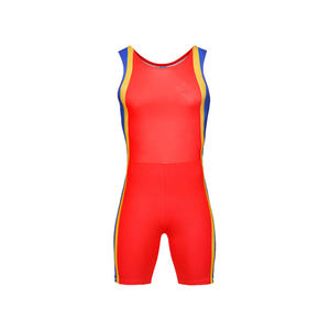 Singlet de lutte personnalisé, vente en gros, pas cher, séchage rapide, classique, Singlet de lutte, haltérophilie, Singlet de lutte - Product Image 2