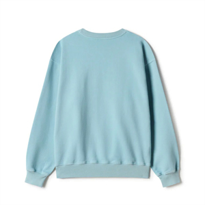 เสื้อสเวตเตอร์คอกลมของผู้ชายผ้าฟลีซคุณภาพสูงผ้าคอตตอนเนื้อนุ่ม100% ออกแบบโลโก้ได้ตามต้องการ - Product Image 2