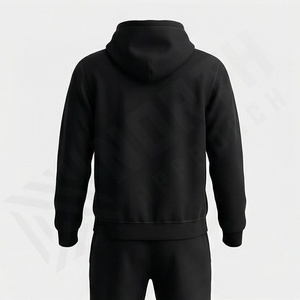 Conjunto Deportivo Informal de Invierno para Hombre con Capucha, Tejido Transpirable y Cómodo, Corte Regular, para Entrenamiento, Trotar, Gimnasio y Deportes - Product Image 2