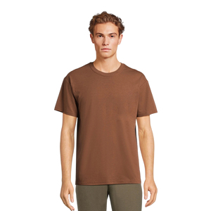T-shirts de sport pour hommes d'été, super doux, mélange de trois fibres, respirant, séchage rapide, manches courtes, personnalisable OEM - Product Image 1