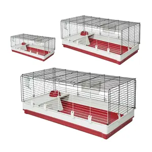Gabbie personalizzate/gabbia per conigli/altre gabbie per animali domestici gabbia in acciaio inossidabile ad angolo completo di alta qualità (modello B)