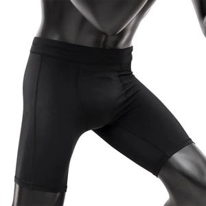 Mens Compression <b>Shorts</b> All Black Baselayer <b>Shorts</b> for Men <b>Tight</b> Fit Workout <b>Shorts</b> with Quick Dry Fabric - Product Image 3