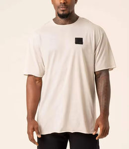 Camiseta de gran tamaño para hombre de nuevo estilo, camiseta de gran tamaño con logotipo imprimible personalizado para hombre, tela de algodón y poliéster, camiseta de gran tamaño para hombre 2025 - Product Image 5