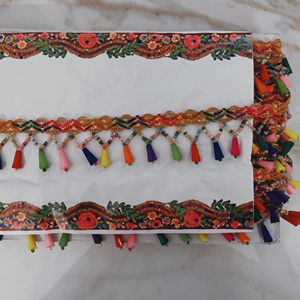 เทปลูกไม้คอตตอนประดับทำด้วยมือสำหรับโครงการหัตถกรรมดีไซน์เสื้อผ้าแบบ DIY ซัพพลายเออร์ขายส่งจำนวนมากพร้อม - Product Image 1