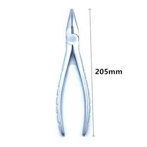 Orthopedic Flat <b>Nose</b> Pliers Serrated Jaws 20.5cm & Bone Forceps <b>Pin</b> Kirschner Wire Cutter Veterinary By SurgiRight Instruments - Product Image 5