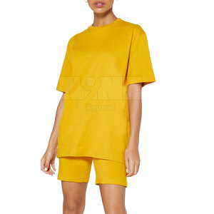 Vente chaude D'été À Manches Courtes Femmes Ensembles Courts Léger Femmes Ensembles Courts Couleur Personnalisée Femmes Ensembles Courts - Product Image 1