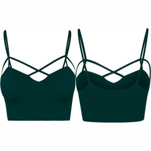 Sujetadores de gimnasio de Yoga de calidad superior personalizados Sujetador deportivo de mujer de LICRA de nailon sin costuras - Product Image 1