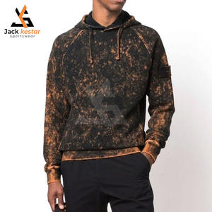 Sweat à capuche surdimensionné en molleton français écologique, coupe ample, vintage, délavé à l'acide, style streetwear, poids lourd, pour l'hiver - Product Image 1