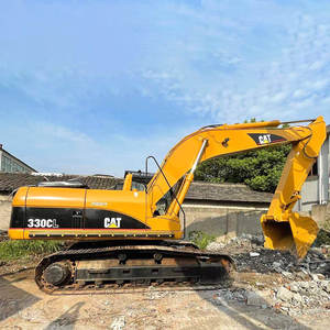 รถขุดตีนตะขาบ Caterpillar 330C ปี 2022 มือสอง เครื่องจักรงานดิน ระบบไฮดรอลิก Kawasaki เครื่องยนต์ Hitachi น้ำหนัก 22 ตัน ชั่วโมงการทำงานต่ำ เกียร์ แบริ่ง PLC - Product Image 1