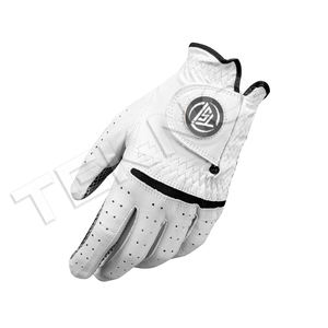 Guante de golf de cuero blanco con logotipo de Mark Ball - Product Image 6