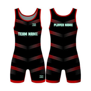 Vente en gros Maillot de lutte personnalisé Nouveauté Sublimation Spandex Wrestling Wear Maillot de lutte pour hommes, Vêtements de lutte - Product Image 1