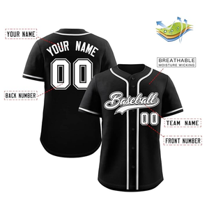 Uniformes de baseball et de softball sur mesure de haute qualité à séchage rapide nouveauté vêtements de sport respirants avec des ensembles de chemises à motif uni - Product Image 2