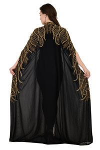 Ropa Islámica de Primavera 2025, Talla Grande, Abaya Musulmana con Bordado, Cuentas y Lentejuelas, Traje de Cóctel para Fiesta de Noche, Ropa Árabe para Mujer - Product Image 6