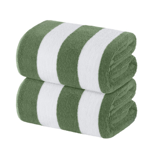 Toallas de Piscina de Tela Reciclada de Lujo para Hoteles, Toallas de Playa a Rayas Blanqueadas, Toallas Resistentes para Lavanderías al por Mayor - Product Image 4