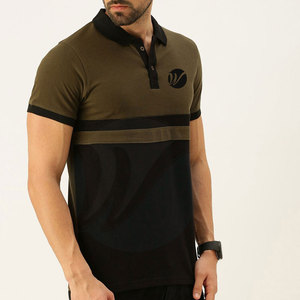 Suministro Directo de Fábrica, Camisas para Hombre, Tejido de Punto, Ropa Casual, Transpirable, Manga Corta, Algodón/Poliéster, Servicio OEM Personalizable - Product Image 2