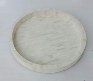 Plateau de service en incrustation d'os fait à la main de haute qualité artisanat HF de meilleure qualité pour une utilisation décorative à la maison de restaurant - Product Image 2