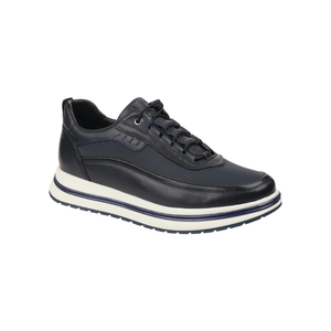 Zapatillas Casuales de Cuero para Hombre M1080 con Logotipo en V Triangular, Cordones Planos, Suela de Goma, Tacón Bajo, con Cordones, Venta al Por Mayor para Exportación - Product Image 2