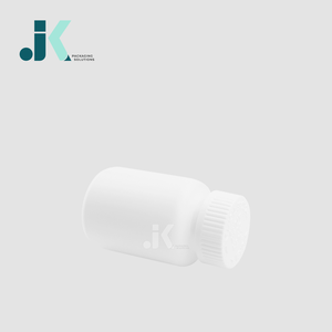 from Vietnam Factory HDPE Packaging Round Bottle 80ml CR <b>Lid</b> White Best Quality M0360 WHOLESALE OEM/ODM - Product Image 1