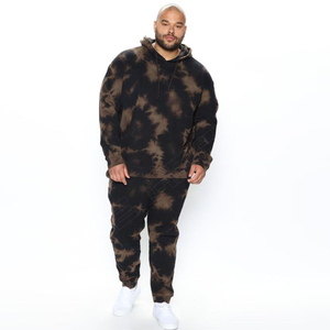 Custom Logo Wholesale Men Hoodie and Sweatpants Sweatsuit Jogging Sports Running Gym Fitness Wear Men - Product Image 4