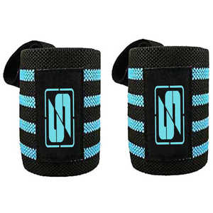 Muñequera elástica para entrenamiento de gimnasio personalizable, muñequera antideslizante para levantamiento de pesas, muñequeras con logotipo y Color personalizados - Product Image 6