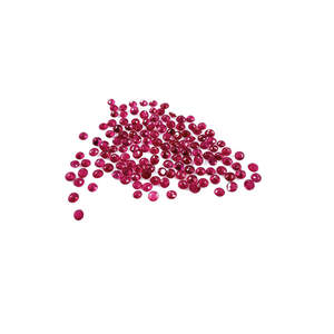 Rubis naturel de Birmanie non traité, taille marquise, 2 mm et 3 mm, pierres précieuses en vrac pour bijoux, rondes calibrées, couleur rouge - Product Image 1