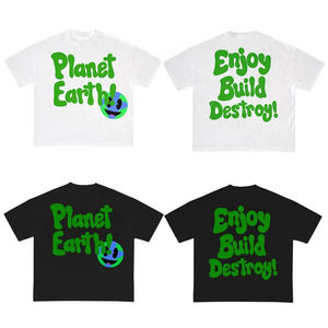 Best Selling Price <b>Men</b> Puff Printing T <b>Shirts</b> Summer Wear New Fashionable Crew Fitness Custom Size <b>Men</b> Puff Printing T <b>Shirts</b> - Product Image 6