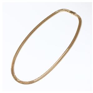 Collar de cadena de oro con acabado de alto brillo de lujo personalizado 2025, la mejor joyería fina de moda para mujeres a granel - Product Image 1
