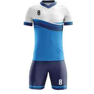 Ensemble d'uniformes de football pour hommes et garçons Nom personnalisé Numéro Football Jersey Kit Training Matchwear Polyester - Product Image 5