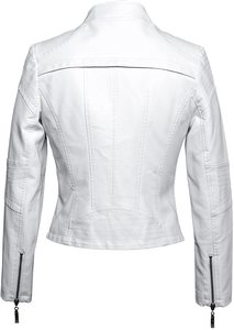 Veste en cuir pour femmes de dernière collection à prix de gros à vendre veste en cuir pour femmes en grande quantité, meilleure tendance - Product Image 2