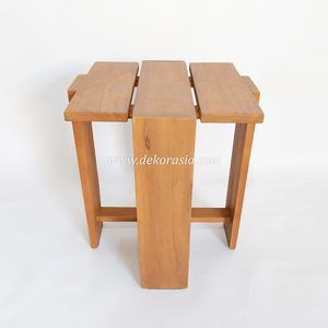 Tabouret en bois moderne, durable et personnalisable, meuble décoratif pour chambre à coucher, salon, hôtel, appartement, villa, patio - Product Image 4