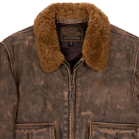 Veste bomber en peau de mouton de qualité supérieure, fabrication sur mesure OEM, col rond, imperméable et coupe-vent, veste d'hiver pour homme