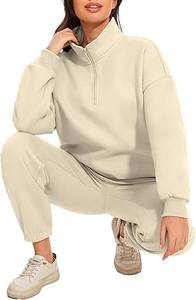 Conjunto Deportivo Casual de Mujer con Estampado Acid Wash y Textura Acanalada para Uso Diario en Invierno - Product Image 5