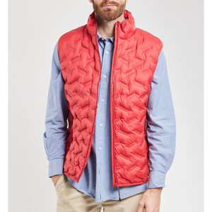 Por encargo sin mangas puffer chaquetas hombres invierno sin mangas menos cremallera puff chaleco unisex impermeable acolchado cremallera ropa casual - Product Image 1