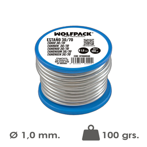 Estano 30/70 O/ 1,0 mm. Rotolo da 100 grammi. - Product Image 1