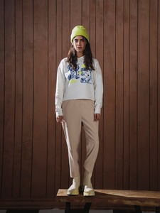 Sudaderas con Capucha de Algodón para Mujer, Ropa Casual de Alta Calidad, Color Sólido, Manga Larga, Sudadera con Capucha Corta con Estampados de Moda para Mujer - Product Image 6