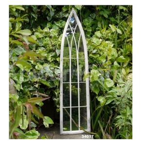 Miroir mural à cadre métallique Miroir de ferme rectangulaire noir mat Miroir décoratif mural en verre trempé HD - Product Image 6