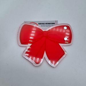 Custom Red Bow Flower/Diamond Square <b>Magnetic</b> Acrylic Lash <b>Tile</b> Eyelash Extension Eco-Friendly for Artist Salons - Product Image 5