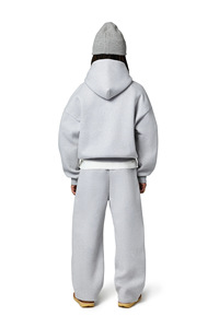 Chándal BOXY OVERSIZED personalizado de fabricante, chándales holgados de lana con capucha - Product Image 2