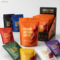 Bolsas y Caja de Exhibición para Suplementos de Creatina con Impresión Digital Personalizada, Solo Empaque Vacío, Sin Producto Incluido, Fabricante OEM ODM