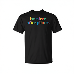 Camiseta con frases de Pilates: “Me siento mejor después” - Categoría Promocional - Product Image 2