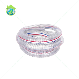 Manguera de alambre de acero de 6 pulgadas resistente al calor y a productos químicos personalizada 20M 100M alta presión, larga duración para irrigación e industria fábrica - Product Image 3